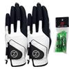 Zero Friction ProsourceFit Zero Friction Junior - Guanti da golf sintetici per mancini, confezione da 2, taglia unica, colore: bianco