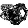 Reverse components Reverse Black-One D-2 - Attacco Manubrio per Mountain Bike, 31,8 mm/35 mm, con Tappo Superiore, Vite, Artiglio, Nero/Bianco