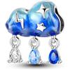 Hapour Ciondolo in Argento Sterling 925 con Perline Pendenti per Bracciale Collana Albero Amore per Sempre Luna Nuvola Coccinella Avocado Casa CZ Ciondoli Gioielli Fai da Te Regalo per Le Donne Lei