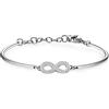Brosway Bracciale Donna in Acciaio e Cristalli con Simbolo Infinito | Collezione Chakra - BHK68