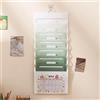 Dvagoent Cartelline Portadocumenti A4 pp, Cartelle Sospese per Schedario 6 Strati Pieghevole, Portatile, Appendibile, Proteggere I Documenti, Organizzare le Informazioni, Risparmiare Spazio (Bianco, Verde)