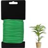 Gowkeey 3,5mm*20m Filo Giardino Per Piante Rampicanti,Filo Verde per Legare Piante,Morbido Legame Per Piante,Filo di Ferro Modellabile Alberi Supporto Per Piante Rampicanti Giardinaggio