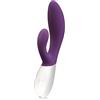 LELO INA Wave Vibratore Rabbit, Plum, Vibratore doppia stimolazione (Punto G e Clitoride) e movimento Wave - Silenzioso, 10 modi