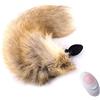 CIONIC Plug anale Sex Toy Tail Anal Plug Vibratore Wireless Remote Vibrating Butt Plug Anus Gioco per adulti Accessori Cosplay (E con telecomando)