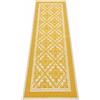 Markotex Tappeto Sardo Stuoia Passatoia tappeto bagno 100% Cotone Made In Italy prodotto in sardegna (Giallo, 63x180)