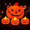 YeahBoom Lanterna di Halloween, 4 pezzi, lanterna a zucca decorativa per Halloween | Lanterna portatile a zucca, lanterna a forma di zucca, decorazione da appendere per interni ed esterni