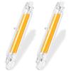Vipfenturi Lampadine R7S LED 78 mm, dimmerabili, 10 W, equivalenti a lampadina alogena da 78 mm, 100 W, senza sfarfallio, bianco caldo 3000 K, 1000 lm, AC 220 - 240 V, illuminazione a fascio 360 gradi