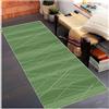 Siunwdiy Tappeto Corridoio 1.6 Metri Verde, Passatoia Cucina Antiscivolo Lavabile, Design Moderno Geometrico per Ingresso/Camera da Letto,40x160 cm Pelo Corto Resistenti a Interni/Esterni