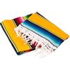 FANMEX - Fantastik - Autentica coperta messicana zarape (220 x 150 cm) (Giallo)