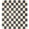 RugVista Chessie Tappeto, 200 x 200 cm, Scuro Grigio/Off Bianco | Moderni, Quadrata, Pelo medio, Lavabile solo a secco, Oeko-Tex 100, Soggiorno, Camera da letto