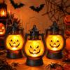 YeahBoom Lanterna di Halloween, 3 pezzi, lanterna a zucca decorativa per Halloween | Lanterna portatile a zucca, lanterna a forma di zucca, decorazione da appendere per interni ed esterni