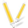 BVCL Lampadine LED R7S 118mm, Non Dimmerabile, 7.7w Equivalenti a 60W Lampada Alogena, AC220V 850lm, Nessun Sfarfallio, COB flip technology, Low temperature operation ( Color : Natural white 4000K , Size :
