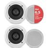 Pyle Altoparlanti da soffitto Pyle, altoparlanti da incasso da 200 W, altoparlanti da soffitto Bluetooth, altoparlanti da parete, altoparlanti da soffitto, altoparlanti da incasso da soffitto piatti da 16,5 cm