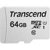 Transcend 300S - Scheda di memoria flash - 65 GB - UHS-I U1 / Class10 - microSDXC