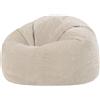 Icon Beanbags Pouf Kingston, imbottito, color beige