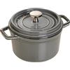 STAUB Cocotte, teglia in ghisa con coperchio, 16 cm, 1,2 L, forma rotonda, adatta a tutti i tipi di fornelli