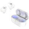 LG TONE Free T90S, cuffie Bluetooth in-ear con audio Dolby Atmos, tecnologia MERIDIAN, ANC (Active Noise Cancellation), UVnano e protezione dagli spruzzi IPX4 - Bianco