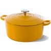 BK British Knights Bk Burgundy 8718311311730 Pentola con coperchio, ghisa/alluminio pressofuso, diametro 24 cm, adatta ai fornelli a induzione