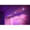 Philips White & Col. Amb. Centura faretto da incasso, confezione da 3, rotondo, alluminio