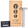 Parker Safety Razor Rasoio di sicurezza Parker Variant regolabile cromato + 5 lamette