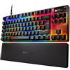 Steelseries APEX PRO TKL GEN 3, Senza tasti (80 - 87 %), Kabelgebunden, USB, Interruttore a chiave magnetico-meccanico, RGB-LED, Schwarz