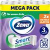 Zewa Carta igienica Zewa Smart, senza rotolo, confezione grande da 36 rotoli (9 x 4 x 300 fogli)