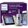 Philips AVENT SCD951/26, 1920 x 1080 px, 400 m, Wi-Fi, 2,4 GHz, Fotocamera, Grigio, Bianco
