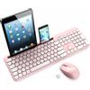 LeadsaiL Set di tastiere e mouse per PC Accessori senza fili Ergonomici comodi e pratici