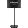 Reflexion Supporto riflettente per TV mobile, 40,6 cm (16"), 81,3 cm (32"), 75 x 100 mm, 90 - -90°, nero