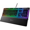 SteelSeries Apex 3 - Tastiera da gaming - Illuminazione RGB a 10 zone - Interruttori magnetici di alta qualità