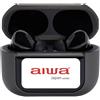 Aiwa Cuffie wireless con custodia di ricarica Aiwa EBTW-350TN Nero