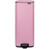 Brabantia Cestino per rifiuti Brabantia Bo Pedal 1010447, 30 l, chiusura ammortizzata, base antiscivolo, rosa