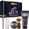 King C. Gillette Optimal Ritual Heritage Set, set regalo, rasoio da barba a lama