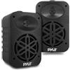 Pyle Set di altoparlanti Pyle per uso interno ed esterno - 500W, 4", sistema a 2 vie, casse impermeabili, gamma completa