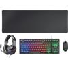 Mars Gaming MCP-RGB3, cavo, USB, tastiera a membrana, layout QWERTY, LED RGB, colore nero