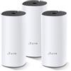 TP-Link Kit Mesh WLAN TP-Link Deco M4 (confezione da 3), router e ripetitore dual-band AC1200, 2X
