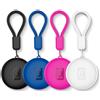 Cellularline Tracy Tag Dual, confezione multipla da 4 pezzi, universale, localizzatore, multicolore, resistente alla polvere, resistente all'acqua, grado di protezione IP67, compatibile con l'app "Trova il mio" di Apple e con l'app "Trova" di Google