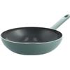 GREENCHEF Wok in Vetroceramica antiaderente GreenChef Tones, 28 cm, adatto per induzione, senza PFAS, lavabile in lavastoviglie