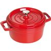 STAUB, pentola a cottura lenta in ghisa, adatta a tutti i tipi di fornelli, inclusa l'induzione, forma rotonda, diametro 20 cm, capacità 2,2 litri