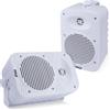 Pyle Set di altoparlanti Pyle per uso interno ed esterno - 500W, 4", sistema a 2 vie, casse impermeabili, gamma completa