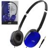 Jvc Cuffie JVC HAS160A, modello over-ear, colore blu