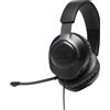 JBL Cuffie gaming JBL Quantum 100, over-ear, con cavo, colore nero