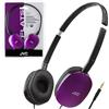 Jvc Cuffie JVC, modello "flach" - colore viola