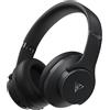 DOQAUS Cuffie Bluetooth DOQAUS, modello over-ear, con 90 ore di autonomia, Bluetooth 5.3, wireless