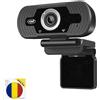 PNI Kit webcam PNI CW2860 con risoluzione di 4 MP, Full HD, connessione USB, clip, microfono integrato e