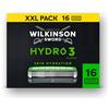 Wilkinson Sword Lame di ricambio per rasoio Wilkinson Sword Hydro 3, confezione extra grande da 16 pezzi