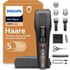 Philips Tagliacapelli HC9721 Serie 9000, Marrone, 1 mm, Titanio, A batteria, Batteria integrata, 1 ora