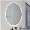 M Ledme Specchio da bagno illuminato M Ledme, 50 x 70 cm, forma rotonda, 20 W, con dimmer