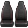 TOYOUN Coprisedili universali in ecopelle, modello "Highback", ideali per auto classiche, realizzati da TOYOUN