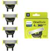 Philips Lame di ricambio Philips OneBlade Original 360, compatibili con tutti i modelli OneBlade e Pro